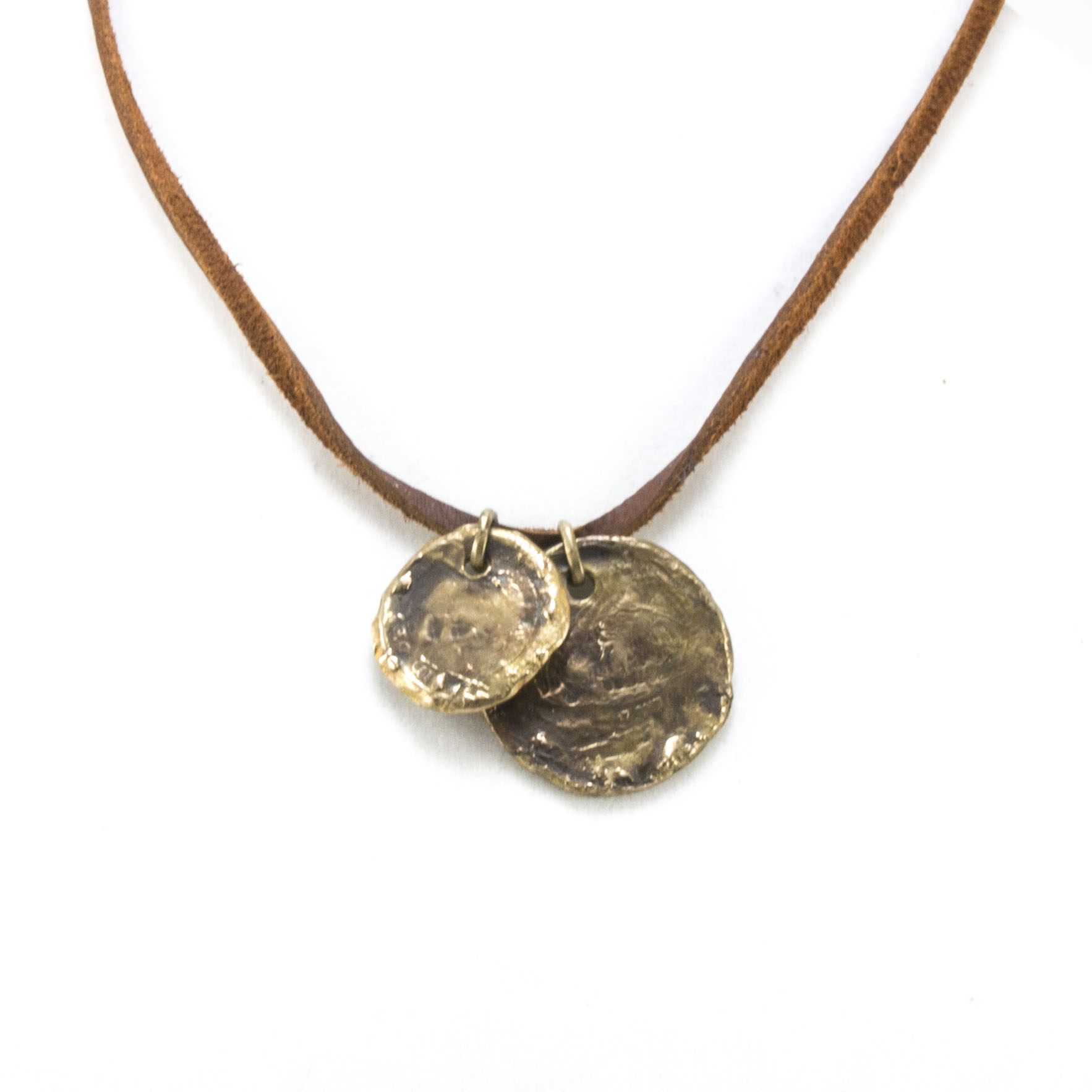 Love Like Jesus, Double Coin Heart Necklace, Gold - Christianbook.com