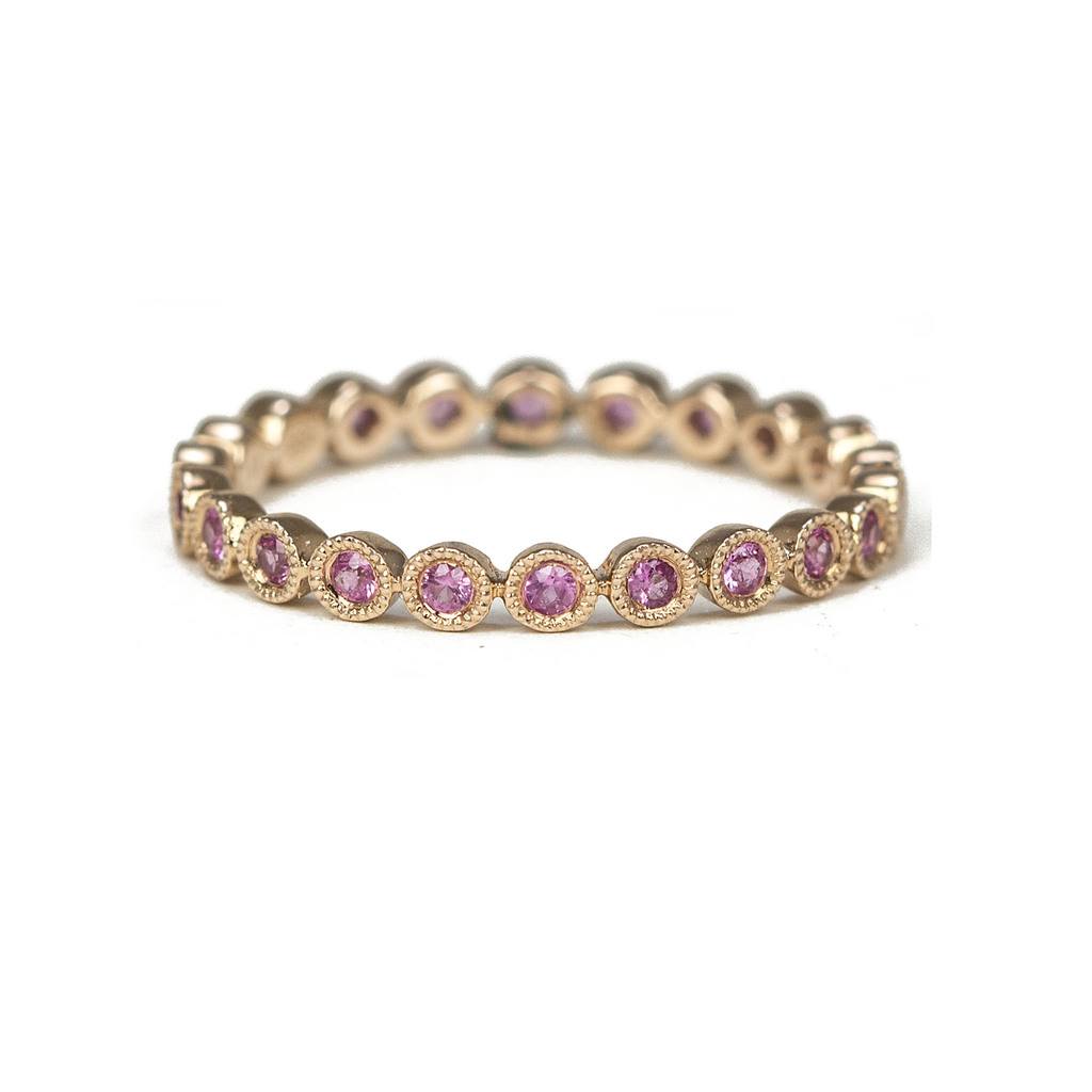 Pink Sapphire Rose Gold Ring - Niyama Jewelry by Michelle MaroccoNiyama ...