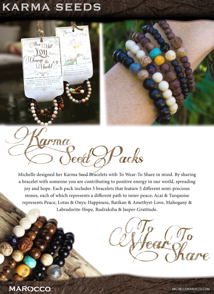 6 Karma Seeds - Niyama Jewelry by Michelle MaroccoNiyama Jewelry by ...